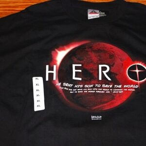 NWT Kerusso "HERO" Graphic T-Shirt - Size XL